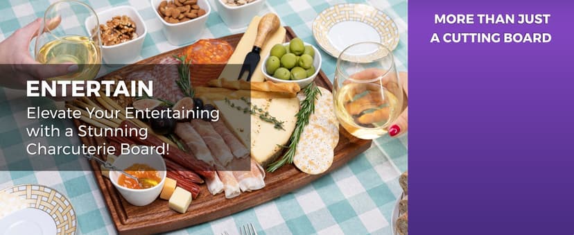 Personalized Cutting Board - Custom Engraved Wood Charcuterie Board - Best Wedding Gift Idea for Couples (Bride & Groom), Newlyweds - Handcrafted in USA from Premium Hardwood 002