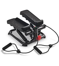 Sunny Health & Fitness Smart Under-Desk Bike Exerciser, Low-Impact Cardio Cycling Equipment for Home/Office, Mini Paddler for Arm/Leg Mobility Training, Free SunnyFit App Connect, Optional Motorized