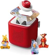 Toniebox 2 My First Farm Bundle for Kids 1+ with Soft and Squeezable Cow, Horse, and Pig - Sunset Red B0FJ2ZY48J
