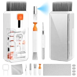 Electronics Deep Cleaning Reusable Brush Tool, Screen-Safe Spray, for iPhone iPad Macbook Airpod Camera, Gaming Accessories Ordilend Keyboard Cleaner & Laptop Cleaning Kit, All-in-1 for Computer PC B0C2VBXRYG