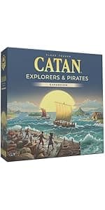 CATAN Board Game (6th Edition) Trade, Build & Settle in the Classic Strategy Game for Family, Kids & Adults, Ages 10+, 3-4 Players, 60-90 Min Playtime