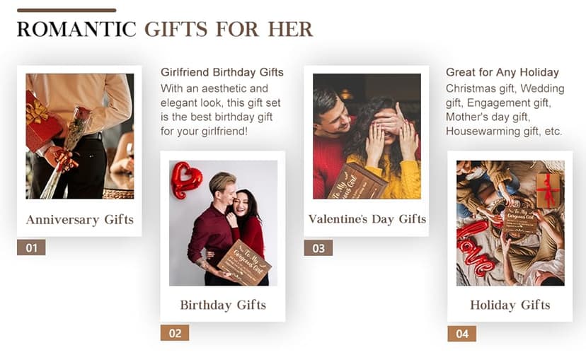 Anniversary for Her Girlfriend Wife Gift Romantic Birthday 5 Year 5th 1 Year First Anniversary Wood Gifts Wooden Cute Wine Tumbler Set Engraved To My Gorgeous Girl