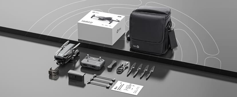 Holy Stone HS600 2-Axis Gimbal Drones with Camera for Adults 4K EIS, Integrated Remote ID, 20000 FT Range Transmission, GPS Drone with Brushless Motors, 4K/30FPS, Follow Me, Level 6 Wind Resistance