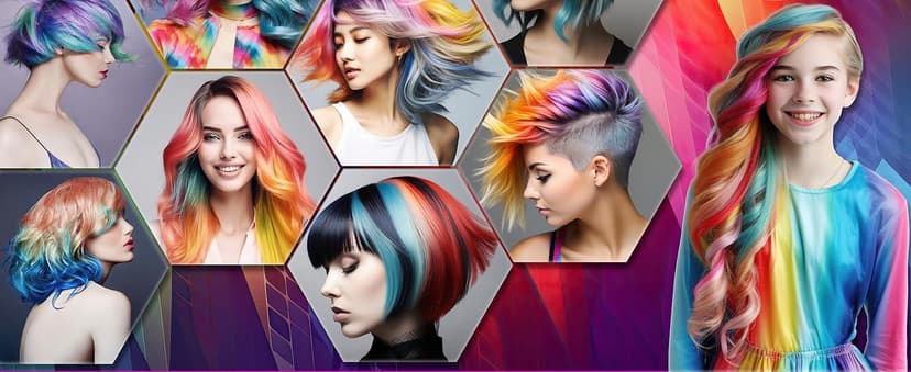 Jim&Gloria Dustless Hair Chalk Gifts for Girls Makeup Kit, Gift for Teen Girl Trendy Stuff, Kids, Teenage Tweens Teenager Temporary and Washable Color Dye Markers Age 7 8 9 10 11 12 13 14 Year Old Toy