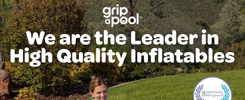 2-in-1 Inflatable Kiddie Pool, 65"x39"x10" (5'5") Soft Cushioned Floor, Handles, Drain, Shallow Rectangular Blowup Swimming Pool for Kids Age 2+ Toddler Ball Pit, Small Adult Backyard Tanning Pool