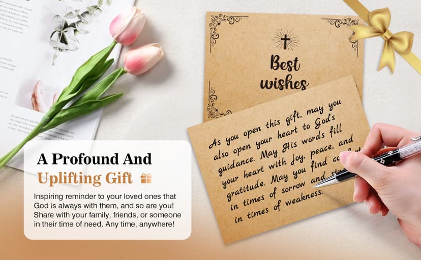 Bible Verse Jar(KJV) - Christian Gifts For Women, Men, Mom, Dad, Friend, Birthday Gifts For Women, Christmas & Mother's Day Gift - Prayer & Hope Jar