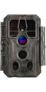 BLAZEVIDEO Game & Trail Camera 32MP Photo & 1296P Video with 100ft Night Vision Motion Activated 0.1s Trigger Speed Waterproof for Home Security, Outdoor Wildlife Scouting