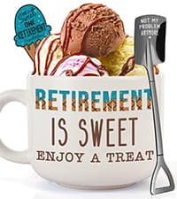 YEUYUQIU Christmas Dad Gifts from Daughter Son Wife - Ideal Christmas Fathers Day Birthday Gifts for Daddy Father Father in Law New Dads, Best Dad Ever Gift - Cool Dad's Ice Cream Bowl Shovel Set