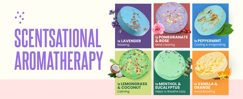 Cleverfy Shower Steamers Aromatherapy for Women and Men – Self-Care Shower Bombs for Stress Relief and Relaxation – 6 Tablets