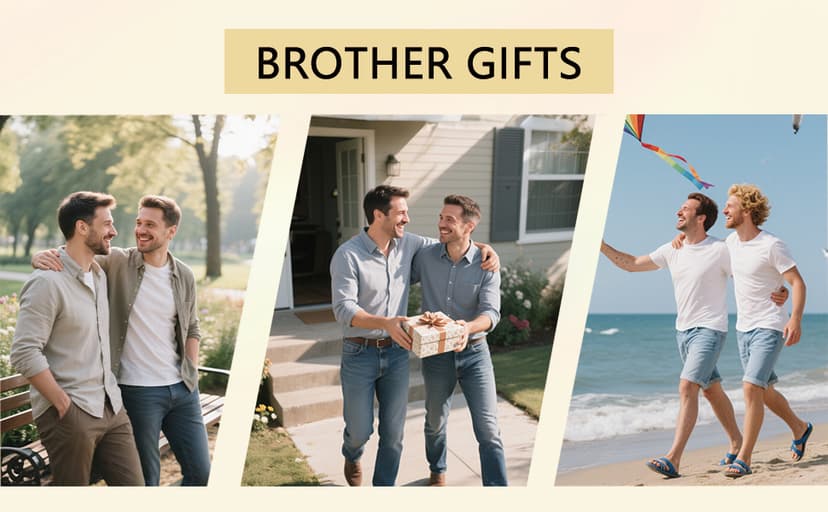 Brother Gifts from Sister - 4PCS Funny Birthday Gift for Brothers, Christmas Gift for Brother Men
