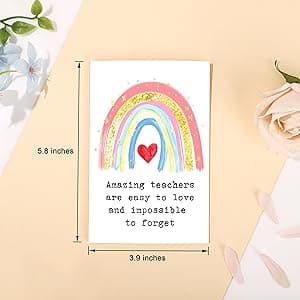 Teacher Appreciation Gifts for Women, Christmas Valentines Day Thank You Gifts for Teachers from Student, Thanksgiving Back To School Present