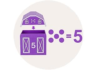 Learning Toys for 1,2,3 Year Old Toddlers, 20Pcs Farm Animals Toys Montessori Counting, Matching & Sorting Fine Motor Games, Christmas Birthday Easter Gift for Baby Boys Girls Age 12-18 Months