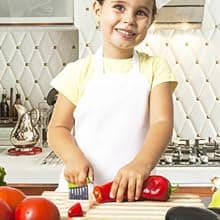 14PC Montessori Toy Safe Kitchen Knife Set for Toddler, Kids Knife Set for Real Cooking with Cutting Board, Gift for 3-12 Year Old Girl Boy Bithday Chistmas, Little Chef Cooking Tool for Kid Age 3-12