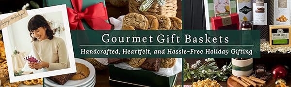 Christmas Basket Gift Deluxe of Holiday Foods by GourmetGiftBaskets.com