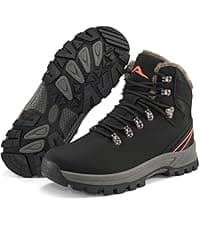 Ecetana Womens Snow Boots Winter Shoes: Ankle Booties Warm Fur Lined Waterproof Non-Slip Boots for Women