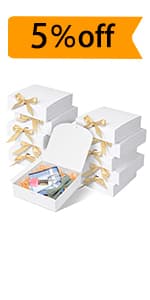 12Pack Black Gift Boxes with Lids, 12×9.8×3.1 Inch Groomsmen Proposal Box, Luxury Black Gift Box with Ribbon for Bridesmaid Box, Graduation, Christmas, Wedding, Birthday, Party