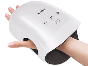 CINCOM Hand Massager - Cordless Hand Massager with Heat and Compression for Arthritis and Carpal Tunnel, Gifts for Women(White)