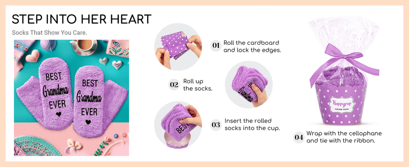 HAPPYPOP Mothers Day Socks - Sisters Aunt Gifts, Gifts for Sister Daughter Mother in Law