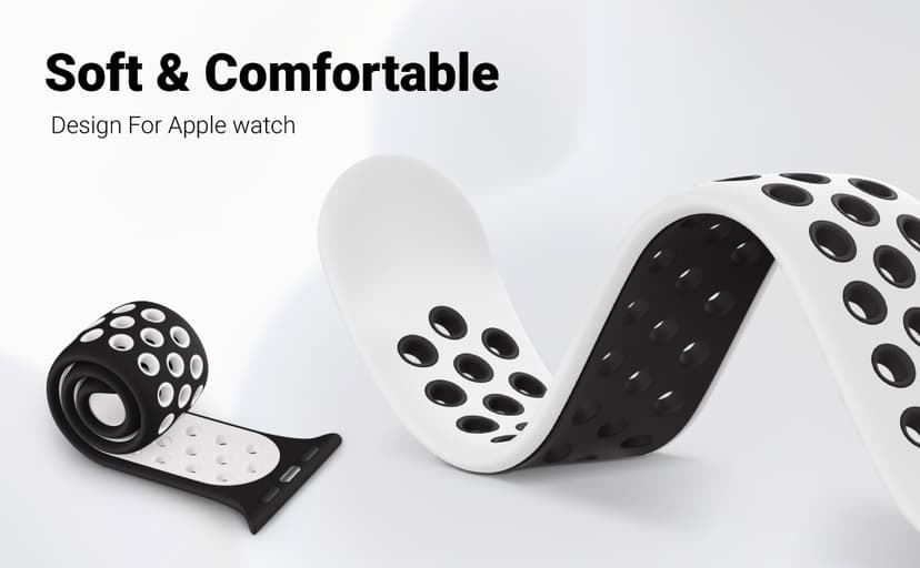 5 Pack Sport Bands Compatible with Apple Watch Band 44mm 45mm 46mm 42mm 41mm 40mm 38mm 49mm for Men Women, Breathable Silicone Wrist Strap for iWatch Series 11 10 9 8 7 6 5 4 3 2 1 SE3 2 1 Ultra3 2 1