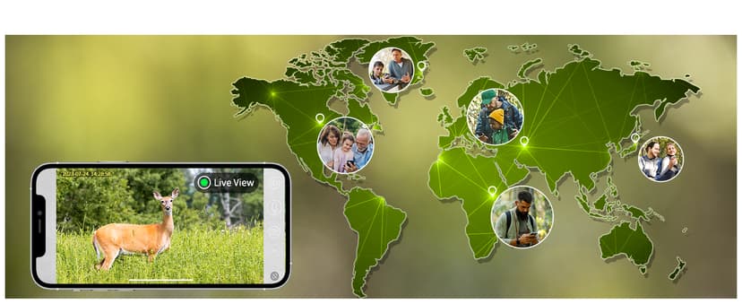 SEHMUA 4G LTE Cellular Trail Cameras 3rd Gen with Live Streaming, Game Camera Built-in SIM Card with Motion Activated 0.2s Trigger Time Solar Trail Camera IP66 Waterproof