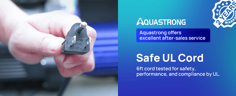 Aquastrong In/Above Ground Pool Pump High Flow Self Primming Swimming Pool Pump,Glossy Black