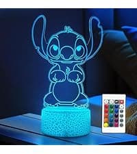 Cat Night Light Cute Night Light - Anime Charater 16 Color Change Decor Kitty Lamp with Remote, Dim, Timer,Kids Gifts for Christmas Birthday,Nursery Baby