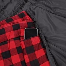 HiZYNICE Cold Weather Sleeping Bag 100% Cotton Flannel XXL for Adults Big and Tall,Free Compression Sack