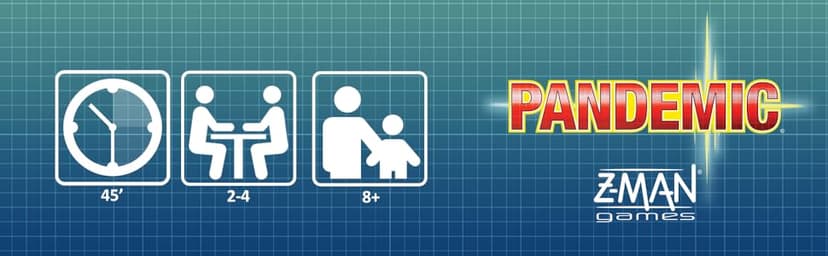 Pandemic Board Game - Cooperative Strategy for Adults & Families, Stop Global Disease Outbreaks, Adult Board Games, Teamwork & Strategy, Fun for Adults, 2-4 Players Ages 8+, 45-60 Minute Playtime