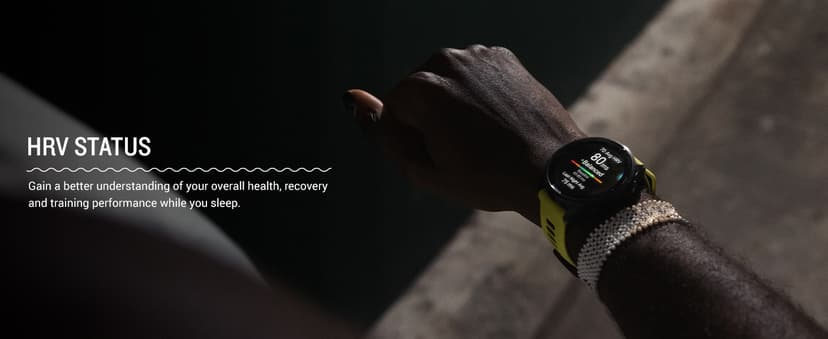 Garmin Forerunner® 965 Running Smartwatch, Colorful AMOLED Display, Training Metrics and Recovery Insights, Black and Powder Gray, 010-02809-00