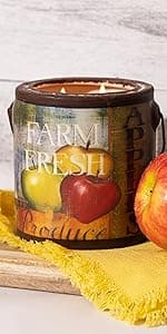 A Cheerful Giver — Orange Cinnamon Clove - 34oz Papa Scented Candle Jar with Lid - Keepers of the Light - 155 Hours of Burn Time, Gift for Women, Orange B005S4LKNO