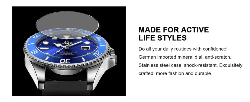 LN LENQIN Mens Watches Stainless Steel Waterproof Analog Quartz Watch for Men with Date Luminous Fashion Wristwatch