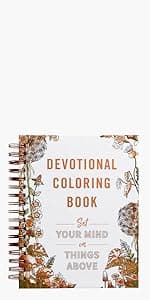 Set Your Mind on Things Above: Devotional Coloring Book