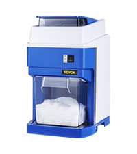 VEVOR 110V Commercial Ice Crusher 661LBS/H, ETL Approved 300W Electric Snow Cone Machine with Dual Blades, Stainless Steel Shaved Ice Machine with Safety On/Off Switch for Family, Restaurants, Bars