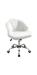 Yaheetech Adjustable Task Chair PU Leather Low Back Ribbed Armless Swivel Black Desk Chair Office Chair Wheels