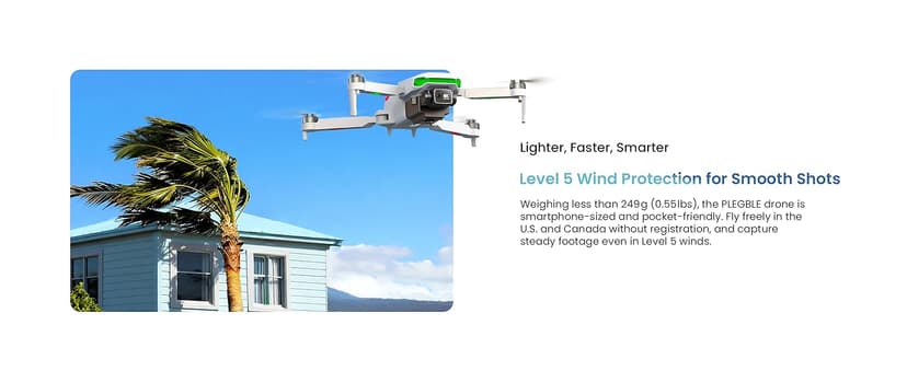 Drone with EIS 4K Camera for Adults, GPS Drone with 5.0" Screen on Controller, 70 Mins Flight, Long Range Transmission, AI Track&Orbit Mode, Follow Me, Auto Return, Lightweight and Foldable RC Drones for Beginner Toy Gifts, Under 249g