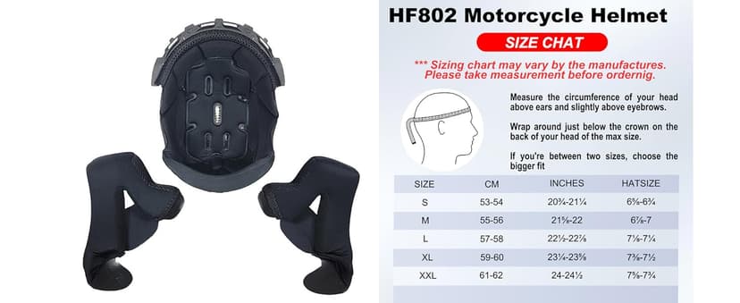1Storm Dual Sport Motorcycle Motocross Off Road Full Face Helmet Dual Visor: HF802