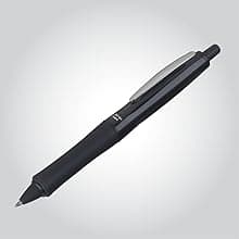 PILOT Dr. Grip FullBlack Refillable & Retractable Ballpoint Pen, Medium Point, Black Ink, Single Pen (36193)- Ideal for School, Journaling & Office Writing