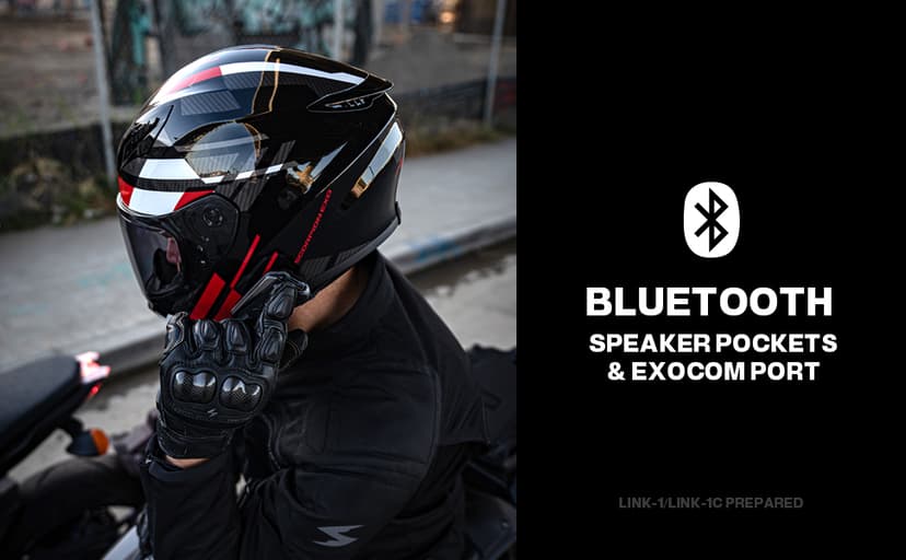 ScorpionEXO R430 Full Face Street Motorcycle Helmet with Bluetooth Ready Speaker Pocketss DOT/SNELL Approved Solid (Matte Black - X-Large)