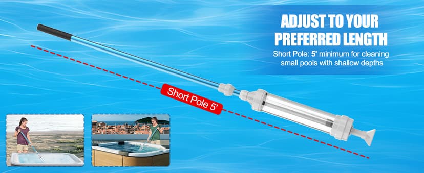 Paradise Power Spa Vac 6250 Compatible HotTub Vacuum-Cordless, No Batteries, Sucks UpRocks, Leaves in Spas, Hot Tubs, Pool Steps