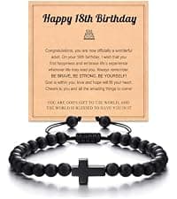 Gift for Easter, Christmas, Birthday, Valentines Day ... Tarsus Cross Bracelet for Men Teens, Fashion Jewelry Christian Gifts B0FNM7D3ZP