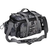 Sougayilang Fishing Tackle Bags with 3600 Tackle Tray - Fishing Tackle Storage Bags for Saltwater or Freshwater Fishing Gear - Padded Shoulder Strap - Tackle Box Bag Fishing Bag(Green)