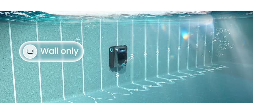Aiper Scuba S1 Robotic Pool Cleaner – 4500GPH Suction, Wall & Waterline Cleaning, 4 Modes, Smart Wavepath Navigation, 150-Min Runtime, Pool Vacuum for Inground Pools