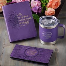 Christian Art Gifts Blue Floral Ceramic Coffee Mug – 14 oz. Microwave and Dishwasher-safe Inspirational Scripture Coffee and Tea Mug for Friends with Bible Verse: A Sweet Friendship – Proverbs 27:9