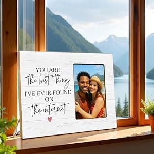 Soul Sister Gifts Picture Frame for BBF Friends Bestie, Long Distance Friendship Wooden Picture Frames