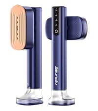 Steamer for Clothes,Sundu Portable 2-in-1 Travel Steamer&Iron,15s Fast Heat-up,100ml Water Tank,Ironing Gloves,25 Min Powerful Continuous Steam,1200W&4 Modes Light Steam Iron for Travel&Home(Blue)