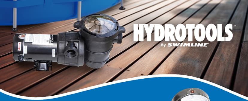 SWIMLINE HYDROTOOLS Variable Dual Speed Swimming Pool Pump For Above Ground Pools | 1.5 HP, Horizontal Discharge 5820 GPH Filter Pumps | 115 V, Powerful Flow W/ Strainer Basket, DOE Certified