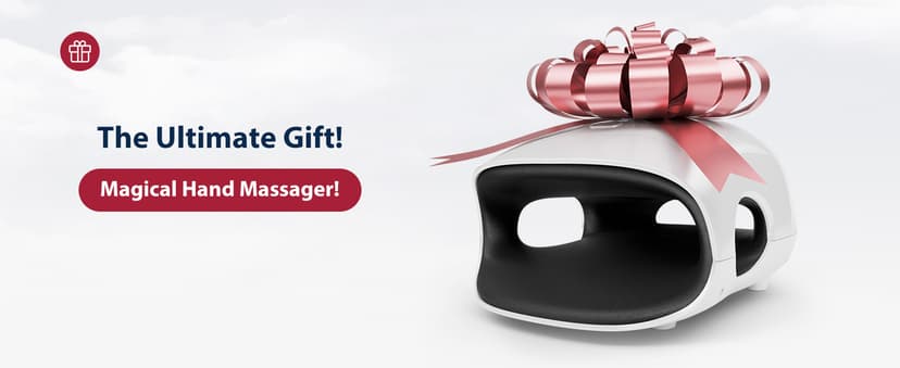 CINCOM Hand Massager - Cordless Hand Massager with Heat and Compression for Arthritis and Carpal Tunnel, Gifts for Women(White)