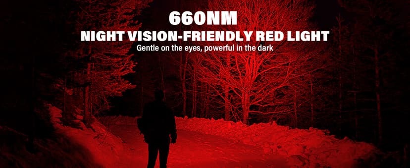 sofirn LED Headlamp Rechargeable, H35R Super Bright Lightweight Head Light with 660nm Deep Red Light, 1500 Lumens White Light, IPX6 Waterproof Head Flashlight for Running Hiking Camping