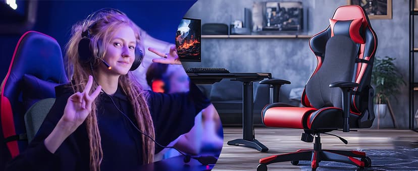 Teemour High Back Support Pillow for Office Chair, Fully Support Back Cushion - Memory Foam Lumbar Support Pillow for Office Chair, Desk, Gaming Chair, Promotes Posture Pain Relief Adjustable Straps