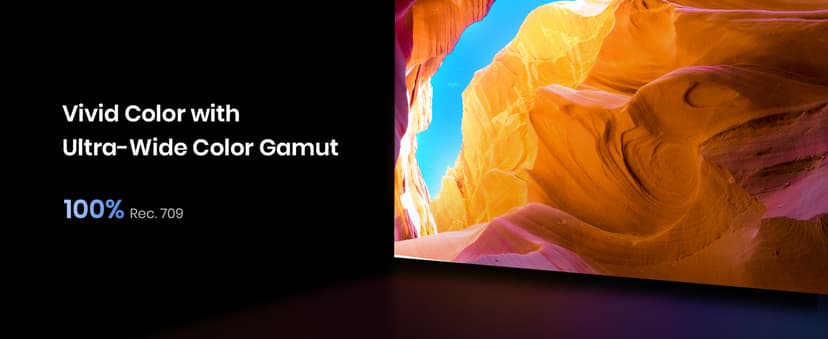 NEBULA Capsule 3 Laser Projector, Upgraded with Google TV and Official Netflix, Mini Smart TV Projector with Wi-Fi, Outdoor Portable Projector, Dolby Digital, 120-Inch Screen, 2.5H Built-In Battery